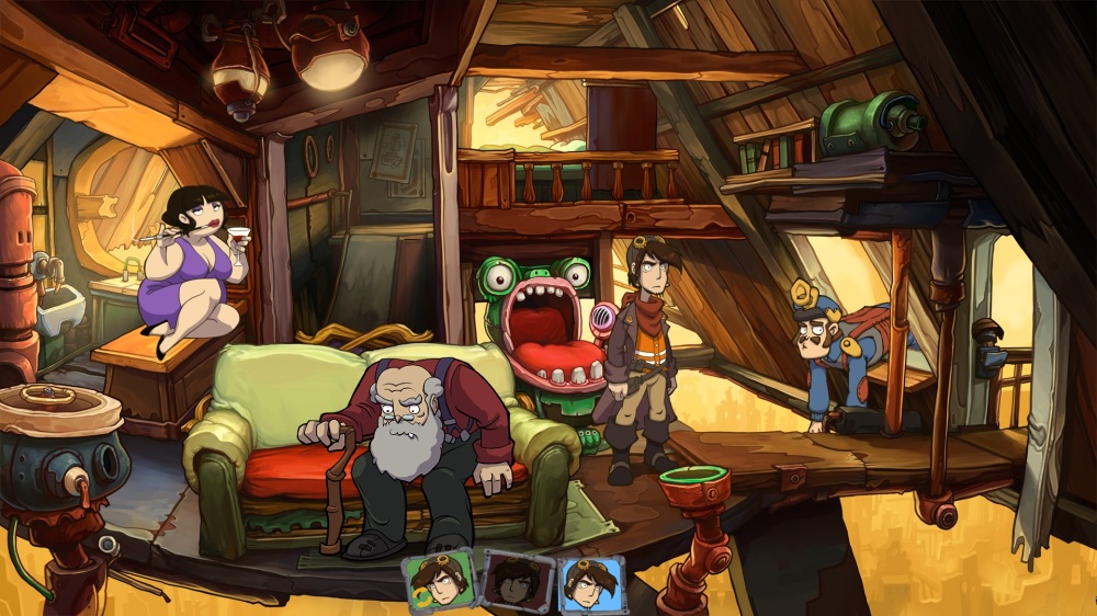 Goodbye Deponia Review - Characters